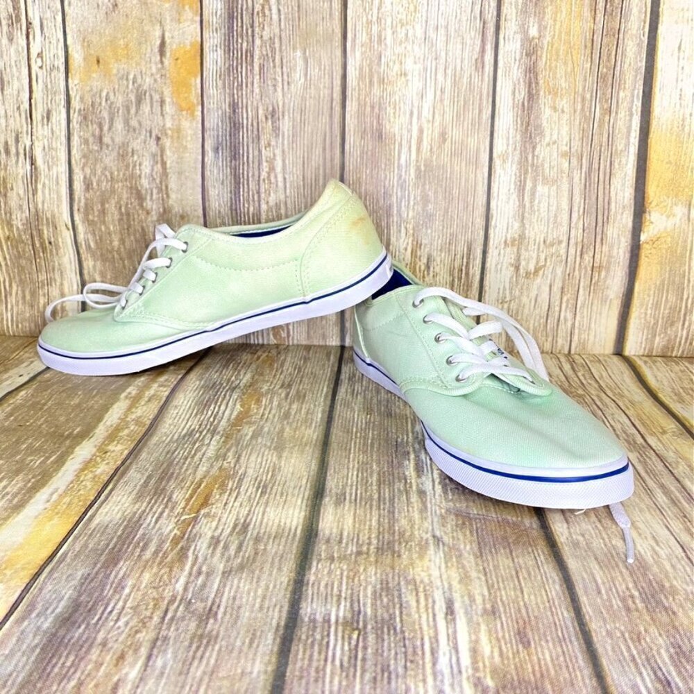 NWOT Vans Off The Wall Low Top Mint Green Women's Sneakers Size 10